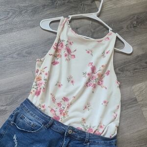 Sweet floral tank